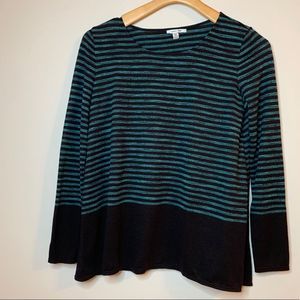 Sophie Max Striped Sweater 3/4 Sleeve